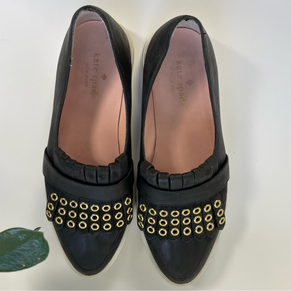 Kate Spade Courtney Grommet Slip on Sneakers 7.5
